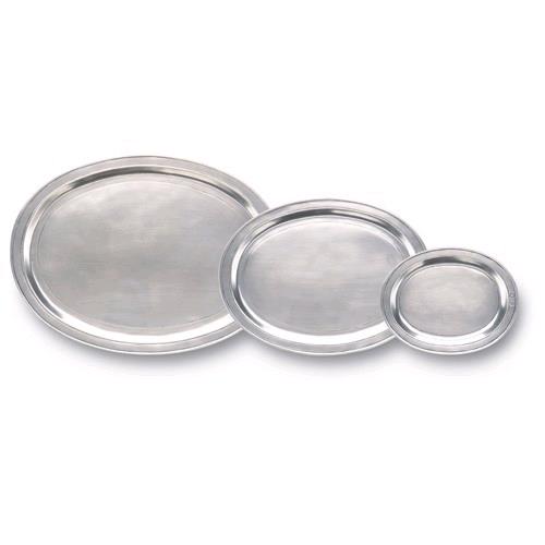 Rental store for 14 inch x 18 inch sq oval silver tray in STOREAREA2