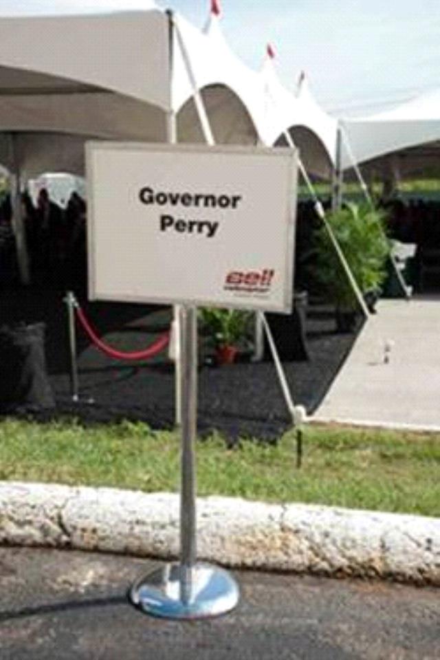 Rental store for sign holder chrome stanchions in STOREAREA2